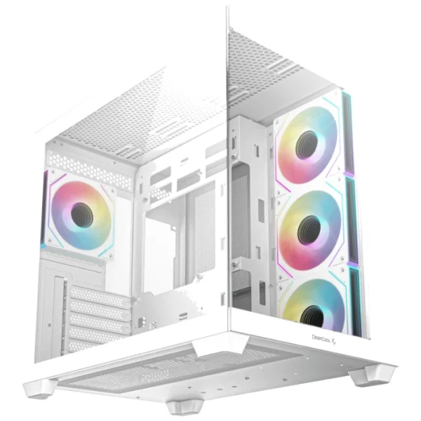 DeepCool CG530 4F WH — Caja ATX, 4 Fans, blanco | R-CG530-WHADA4-G-1 - Imagen 4