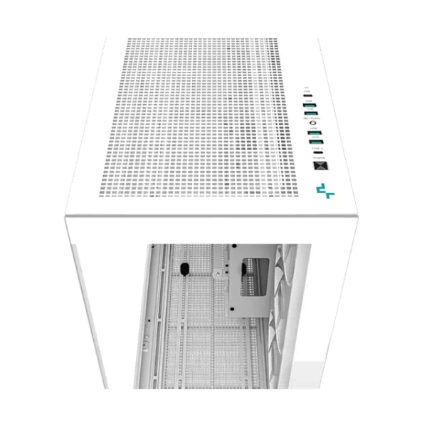 DeepCool CH780 — Caja ATX Premium, Vidrio templado al frente y lateral, Blanco | R-CH780-WHADE41-A1 - Imagen 4