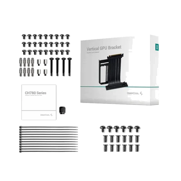 DeepCool CH780 — Caja ATX Premium, Vidrio templado al frente y lateral, Blanco | R-CH780-WHADE41-A1 - Imagen 5