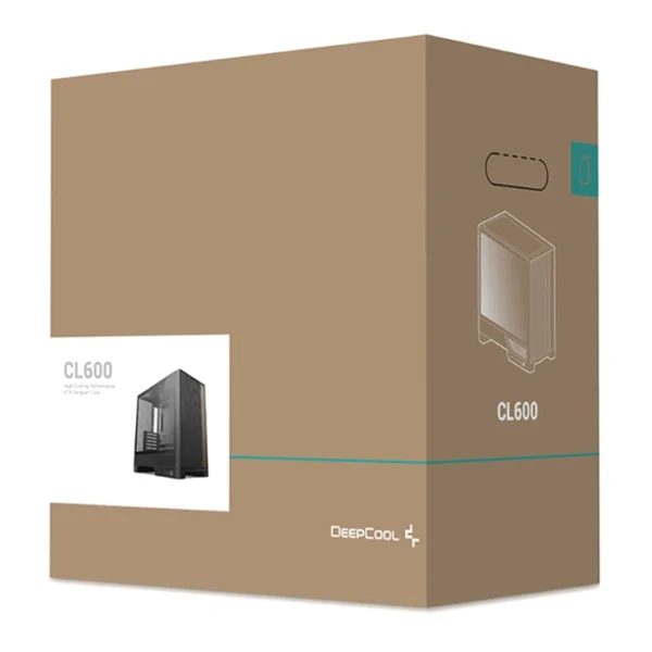 DeepCool CL600 — Caja ATX, 2 fans ARGB 120mm, Negro | R-CL600-BKNNA2-G-1 - Imagen 10