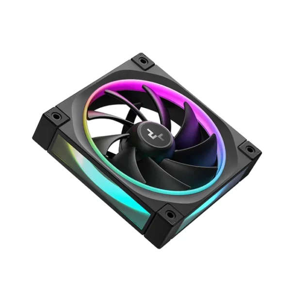 DeepCool FL12 3 IN 1 — 3 Fans 120mm ARGB, 1200rpm, Conector PWM 4 pines, Negro | R-FL12-BKAPN3-G - Imagen 3