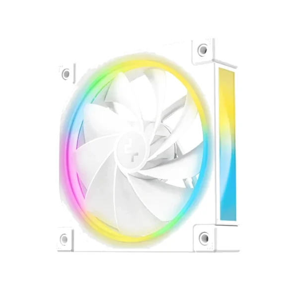 DeepCool FL12R WH 3 IN 1 — 3 Fans Reversibles 120mm ARGB, 1200rpm, Conector PWM 4 pines, Blanco | R-FL12R-WHAPN3-G - Imagen 5