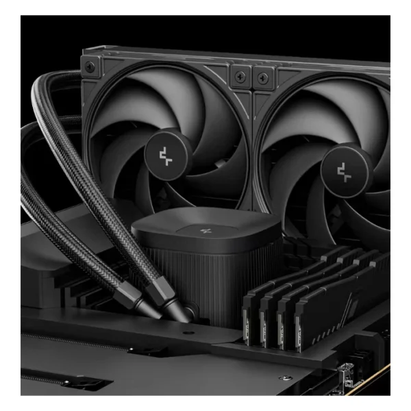 DeepCool LE360 V2 ZERO DARK — Enfriador Líquido AiO 360mm, socket AM4, AM5, LGA 1700, LGA 1851, Negro | R-LE360ZERO-BKLNMD-G-1 - Imagen 3