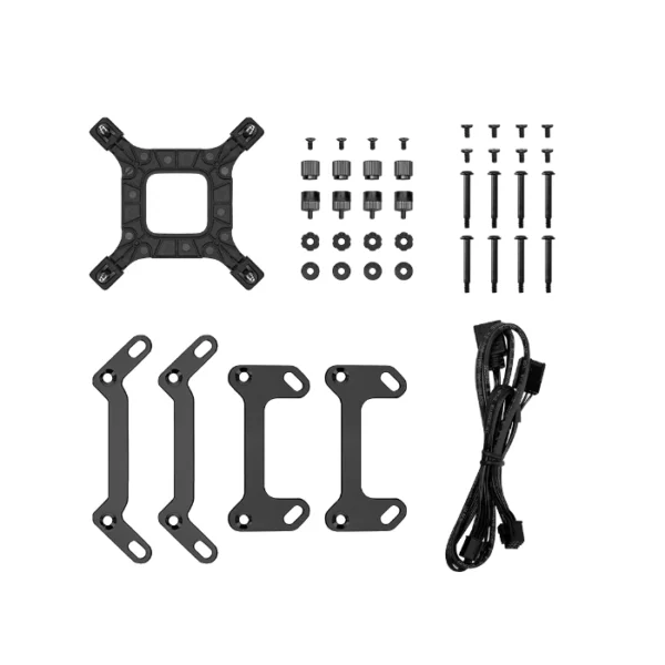 DeepCool LP240 ARGB — Enfriamiento líquido AiO 240mm, 2x120mm, AM5/AM4 y LGA1700/1200 en adelante, Negro | R-LP240-BKMSNC-G-1 - Imagen 5