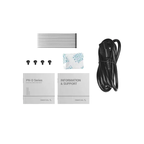 DeepCool PN850D — Fuente de poder 850W ATX v3.1, 80 Plus Gold, No modular, PCIe 5.1 12V-2X6 Cable | R-PN850D-FC0B-JGUS-V2 - Imagen 6