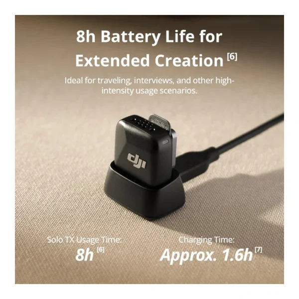DJI Mic Mini Transmisor (Infinity Black) — Micrófono inalámbrico ultraligero diseñado para creadores de contenido. - Imagen 4