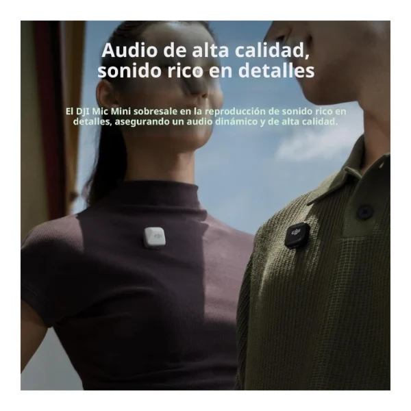 DJI Mic Mini Transmisor (Infinity Black) — Micrófono inalámbrico ultraligero diseñado para creadores de contenido. - Imagen 3
