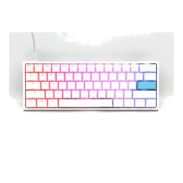 Ducky One 2 PRO Mini — Teclado mecánico 60% RGB, USB-C, Español, Switch Rojo, Blanco | DKON2061ST-RESPDWWT2 - Imagen 2
