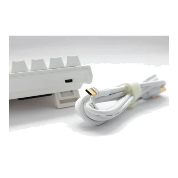 Ducky One 3 Mini — Teclado mecánico 60% RGB, USB-C, Español, Switch Rojo, Blanco | DKON2161ST-RESPDPWWWSC1 - Imagen 4