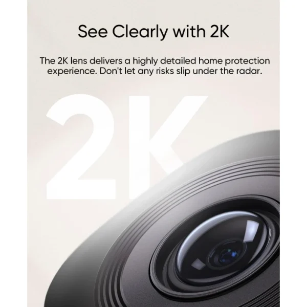 Eufy C220 — Cámara de seguridad para interiores, resolución 2K - Imagen 4