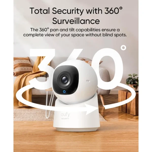 Eufy C220 — Cámara de seguridad para interiores, resolución 2K - Imagen 2