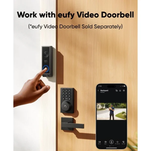 Eufy Smart Lock C30 — Cerradura inteligente de tipo cerrojo (deadbolt) - Imagen 2