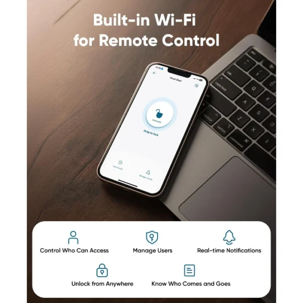 Eufy Smart Lock C30 — Cerradura inteligente de tipo cerrojo (deadbolt) - Imagen 5