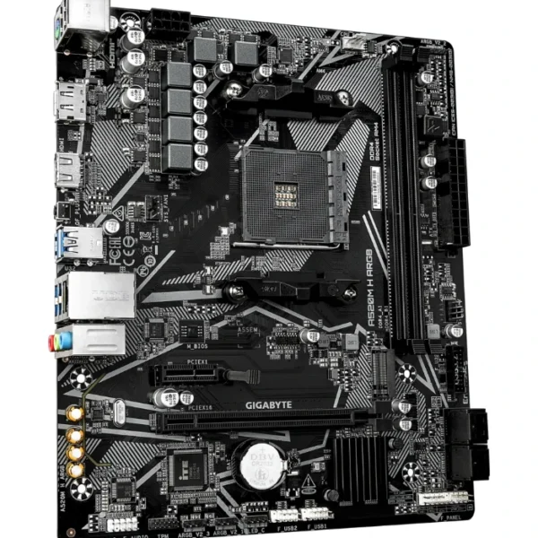Gigabyte A520M H ARGB — MicroATX, AM4, DDR4, 2 slots - Imagen 3