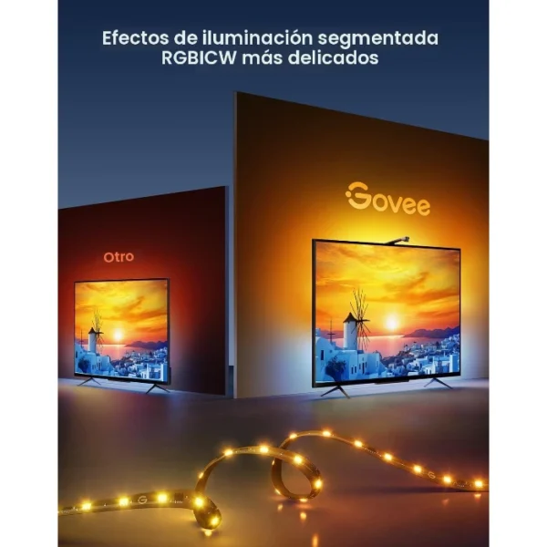 Govee TV Backlight 3 Lite —  Para televisores de 55 a 65 pulgadas, con cámara | H60991D1 - Imagen 9