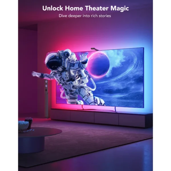 Govee Envisual TV Backlight T2 —  Para televisores de 55 a 65 pulgadas, con dual cámara | H605C111-OF-LA - Imagen 9