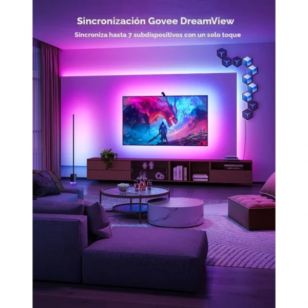 Govee TV Backlight 3 Lite —  Para televisores de 55 a 65 pulgadas, con cámara | H60991D1 - Imagen 5