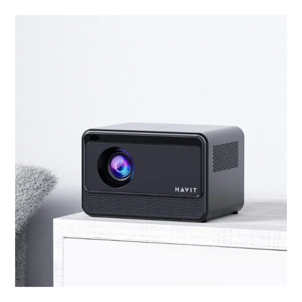 Havit PJ211 Pro — Proyector Inteligente, Android TV 9.0, Resolución nativa 720P con soporte 4K, 180+ ANSI lumens - Imagen 2