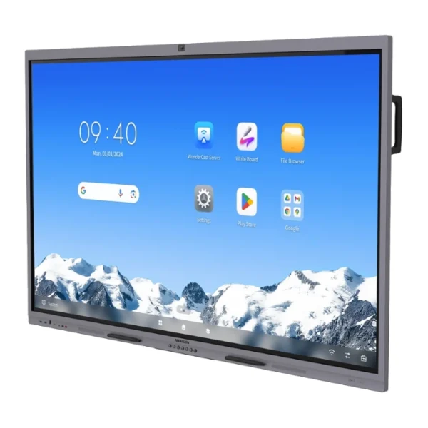 Hikvision Pantalla interactiva 65" 4K 3840×2160 480nits Antirreflejo, Sistemas duales de Android y Windows | DS-D5C65RB/B2L (EDLA) - Imagen 2
