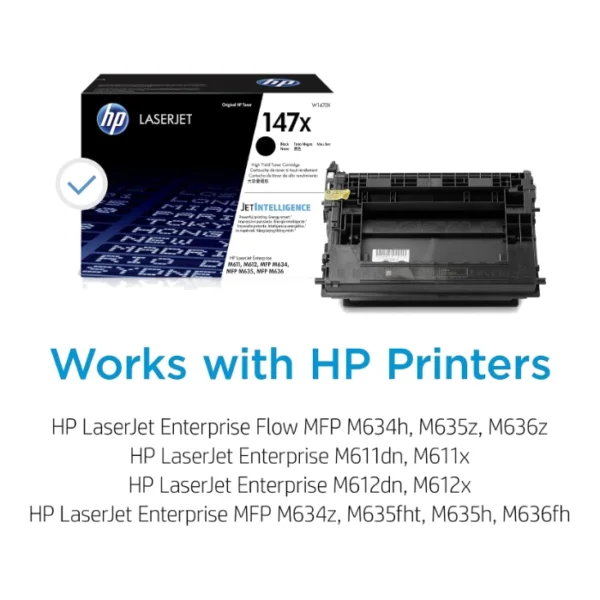 HP 147X Toner de alto rendimiento, Negro Original - Imagen 2