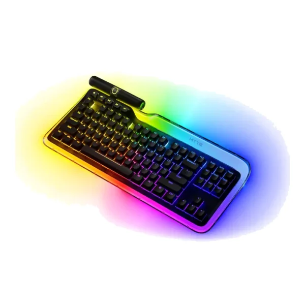 HYTE Keeb TKL — Teclado mecánico TKL, RGB de 155px, Switch Fluffy Lavender, Cable o bluetooth, negro | KB-HYTE-KEEB - Imagen 9