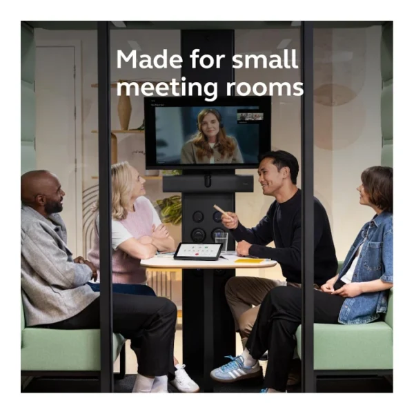 Jabra PanaCast 40 VBS — Sistema de videoconferencia todo en uno basado en Android | Con pantalla táctil IP de 10.1" | Para salas pequeñas - Imagen 2