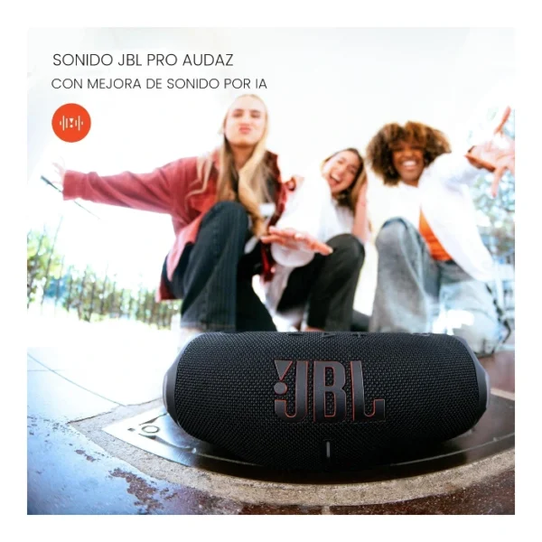 JBL Charge 6 — Altavoz Bluetooth portátil impermeable, prueba de caídas, sonido JBL Pro, verde - Imagen 4