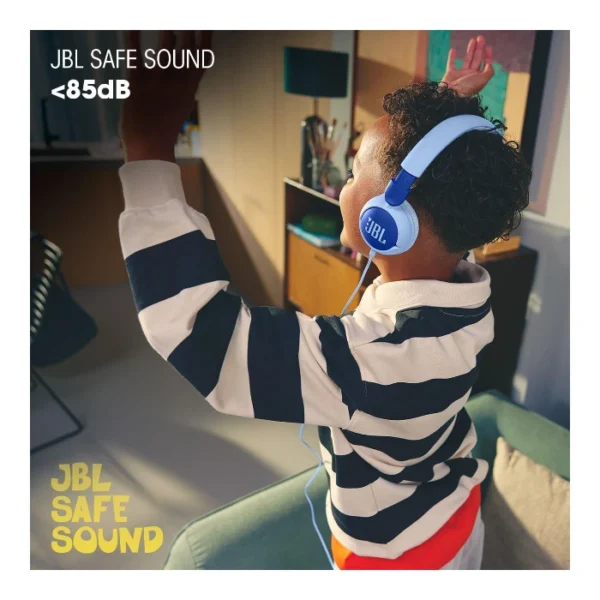 JBL Junior 320 Purple — Audífonos con cable para niños, 3.5mm Jack, límite de volumen seguro, morado - Imagen 4