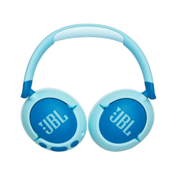 JBL Junior 470NC Blue — Audífonos inalámbricos para niños, Bluetooth, ANC, límite de volumen seguro, azul - Imagen 7