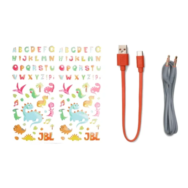 JBL Junior 470NC White — Audífonos inalámbricos para niños, Bluetooth, ANC, límite de volumen seguro, blanco - Imagen 7