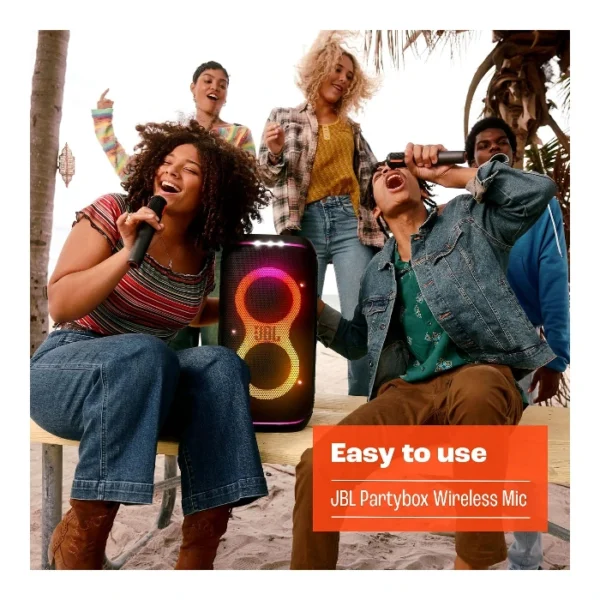 JBL PartyBox Wireless Mic —  Sistema de dos micrófonos inalámbricos y un receptor de 6.5mm, para emparejarse con bocina de la línea JBL PartyBox - Imagen 6