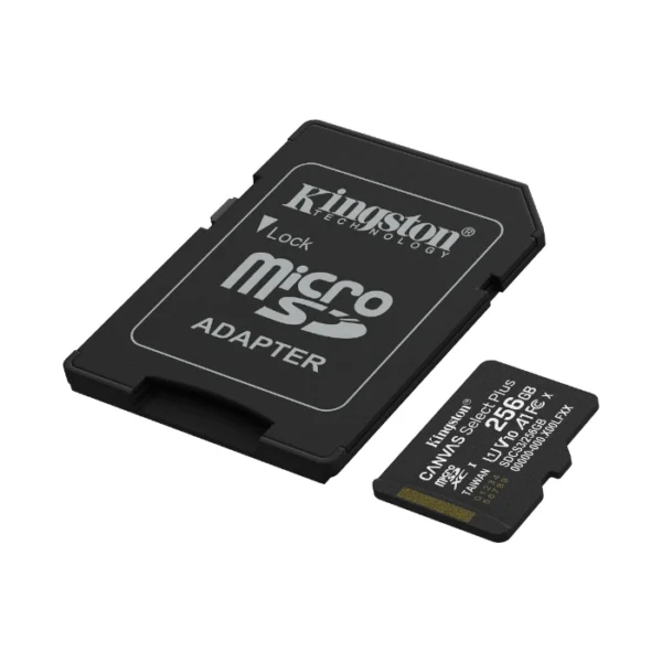 Kingston Canvas Select Plus 256GB — MicroSDXC, Clase 10 - Imagen 3