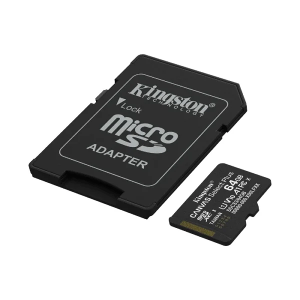 Kingston Canvas Select Plus 64GB — MicroSDXC, Clase 10 - Imagen 3