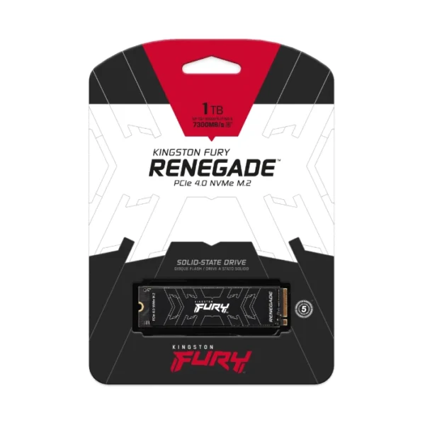 Kingston Fury Renegade 1TB — SSD NVMe M.2 | PCIe 4.0 | hasta 7,300MB/s - Imagen 2