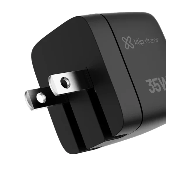Klip Xtreme PowerWall 35 GaN — Cargador de carga 35W rápida PD 3.0 y QC 3.0, Pantalla LCD - Imagen 3