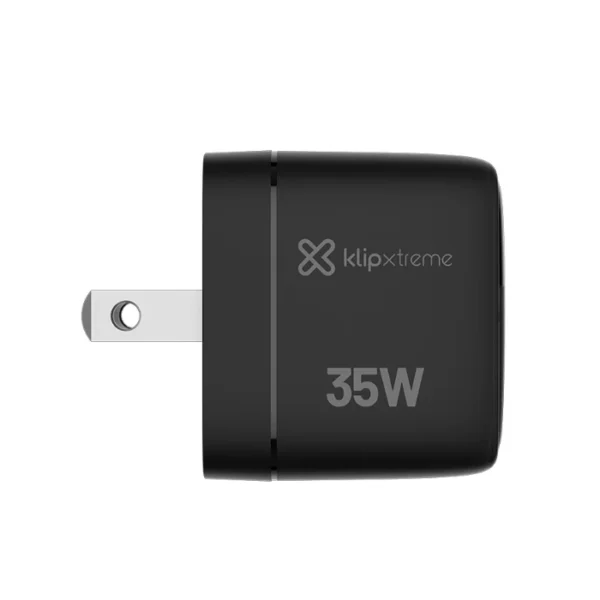 Klip Xtreme PowerWall 35 GaN — Cargador de carga 35W rápida PD 3.0 y QC 3.0, Pantalla LCD - Imagen 4