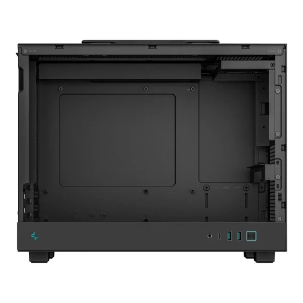 DeepCool CH160 Plus —  Caja MicroATX, sin fans, negro | R-CH160-BKNGM0-G - Imagen 3