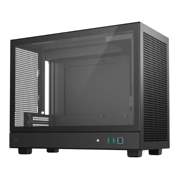 DeepCool CH160 Plus —  Caja MicroATX, sin fans, negro | R-CH160-BKNGM0-G - Imagen 4