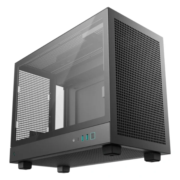 DeepCool CH160 Plus —  Caja MicroATX, sin fans, negro | R-CH160-BKNGM0-G - Imagen 2