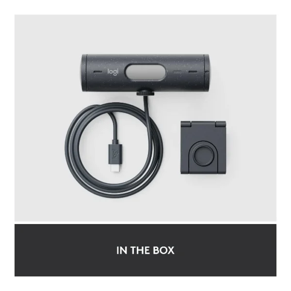 Logitech Brio 500 — Webcam, 4MP, Full HD, conexión USB-C - Negro - Imagen 2