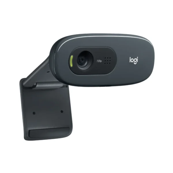Logitech C270 — Webcam HD 720p - Gris oscuro - Imagen 3