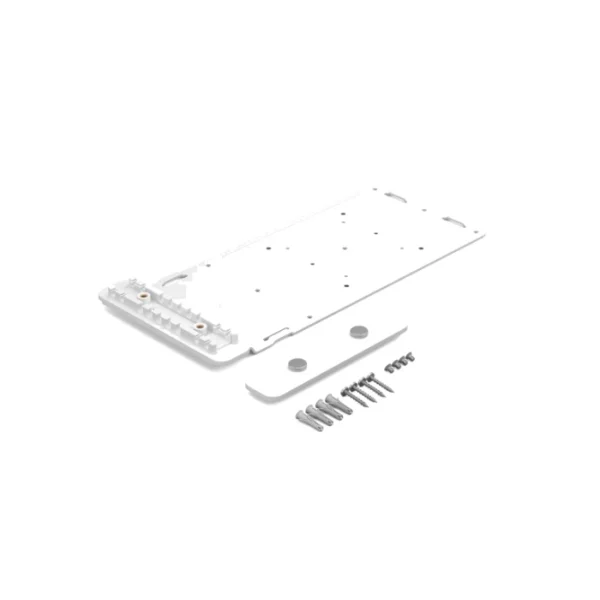 Logitech Compute Mount — Soporte de montaje con retención de cables para Logitech RoomMate y otros dispositivos informáticos de videoconferencia - Blanco