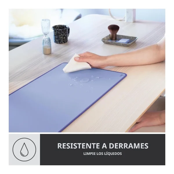 Logitech Desk Mat Studio Series — Mouse pad 30 x 70 cm - Lila - Imagen 4