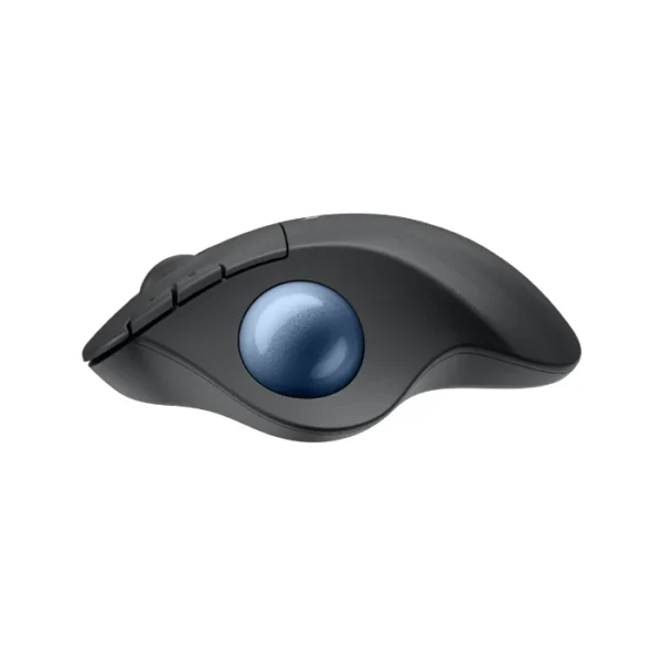 Logitech Ergo M575S — Mouse trackball inalámbrico, Bluetooth, ergonómico - Grafito + Bola azul - Imagen 3