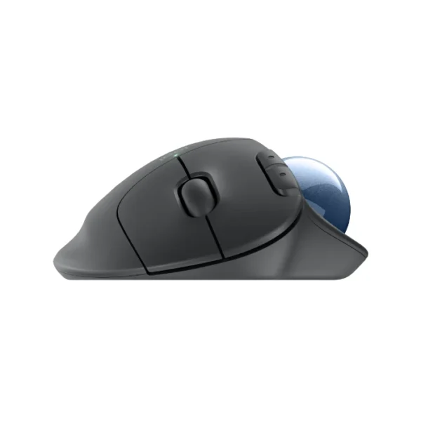 Logitech Ergo M575S — Mouse trackball inalámbrico, Bluetooth, ergonómico - Grafito + Bola azul - Imagen 4