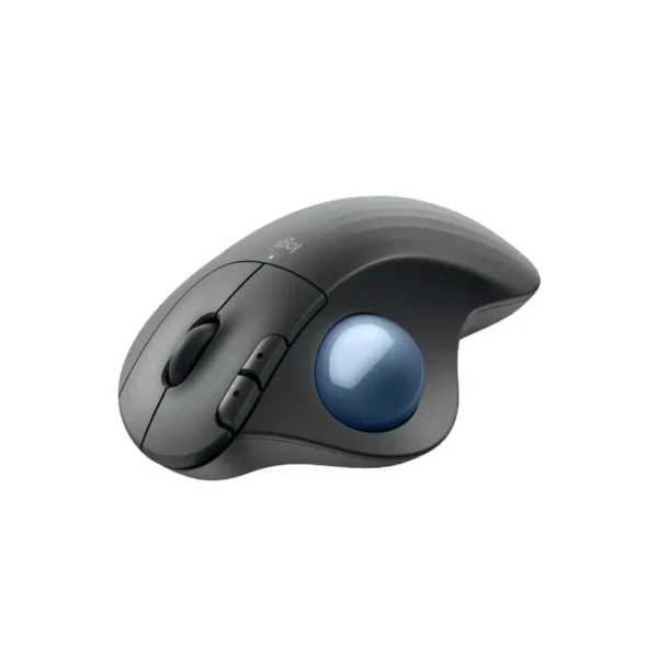 Logitech Ergo M575S — Mouse trackball inalámbrico, Bluetooth, ergonómico - Grafito + Bola azul - Imagen 2