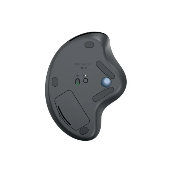 Logitech Ergo M575S — Mouse trackball inalámbrico, Bluetooth, ergonómico - Grafito + Bola azul - Imagen 6