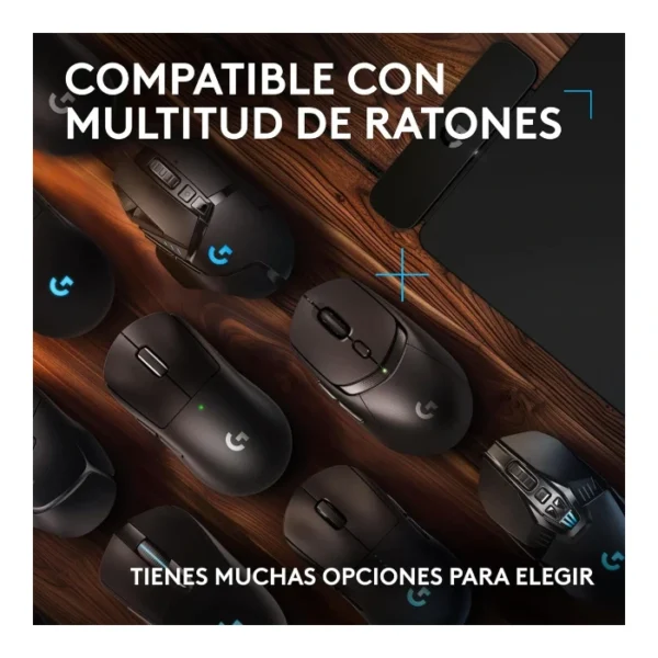 Logitech G POWERPLAY 2 — Mousepad con Sistema inalámbrico de carga, 34 x 28 cm - Negro - Imagen 4