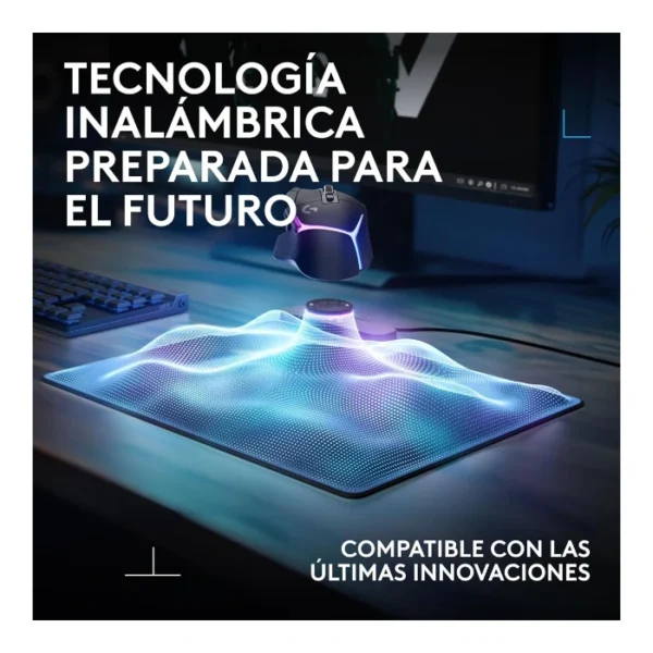 Logitech G POWERPLAY 2 — Mousepad con Sistema inalámbrico de carga, 34 x 28 cm - Negro - Imagen 5