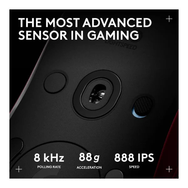 Logitech G PRO 2 LIGHTSPEED — Mouse inalámbrico, 32K DPI, HERO 2 - Magenta - Imagen 4